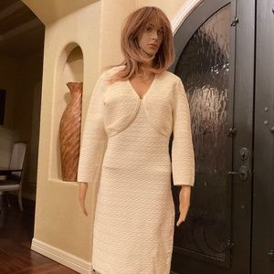 CACHE IVORY / DRESS WITH BOLERO  JACKET